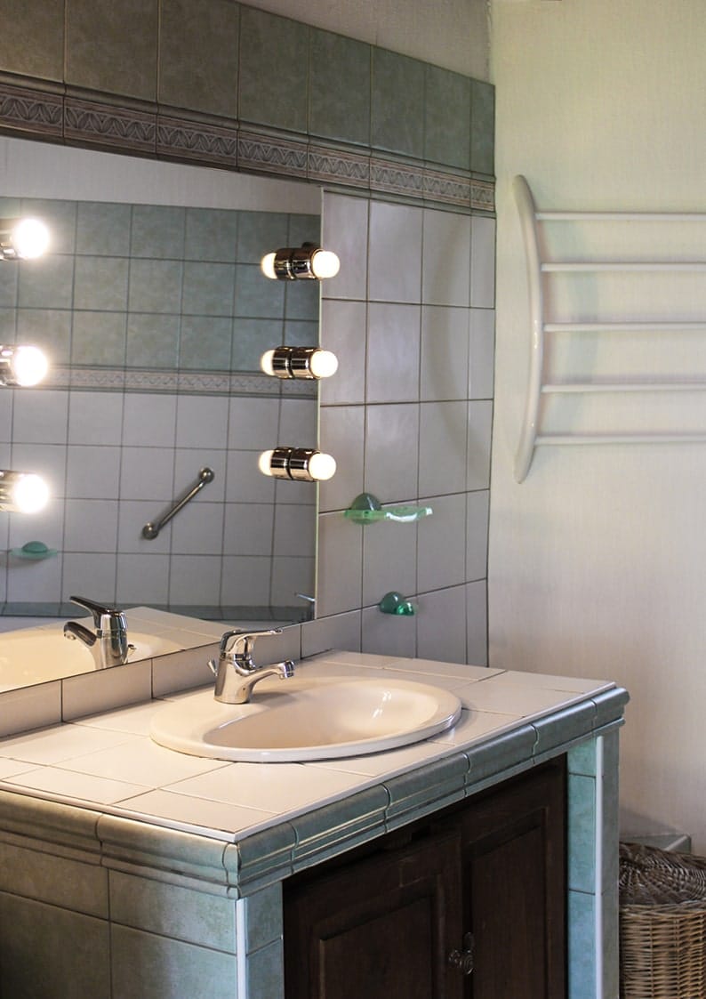 Salle de bain du Gite O'Soleil Couchant Rocamadour