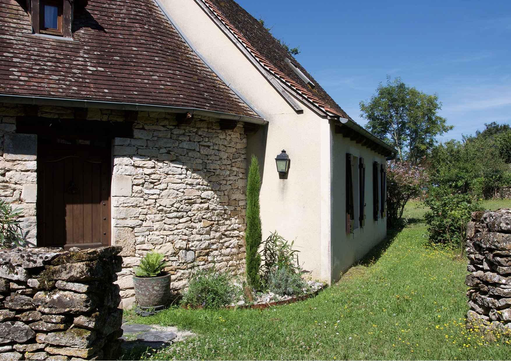Verdure du gîte O’soleil couchant village de rocamadour